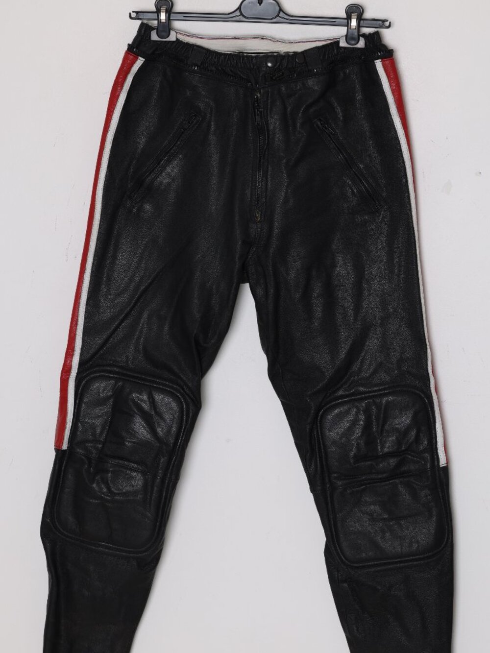 1990s Leather Moto Trouser, Functional Knee Reinforcement